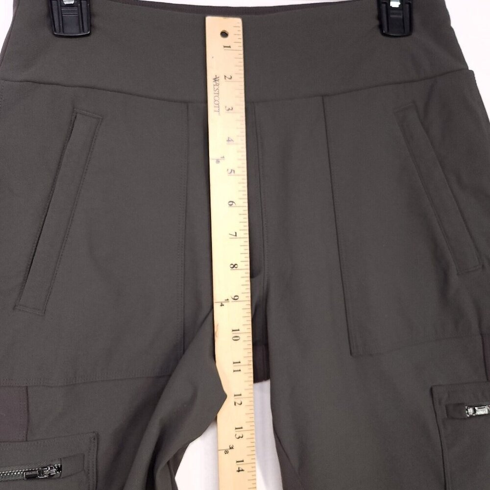 Athleta Pants Women 10 Wander Stash Skinny Pant Cargo Pockets Athletic Fit Green - Picture 7 of 12